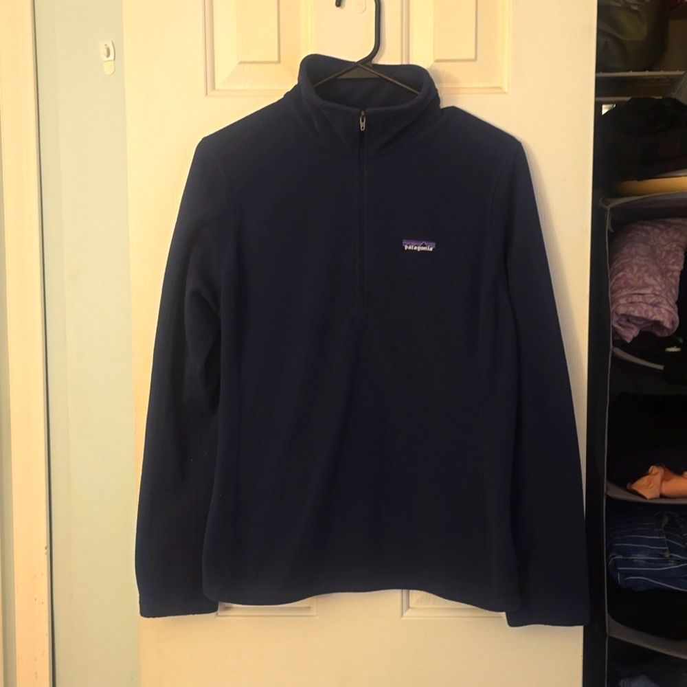 Patagonia Navy Blue Nena Fleece Pullover Size Medium